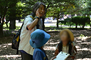 公園の 生きもの たんけん隊講師：橋本 浩基さん
