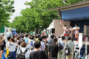 ウェルカムステージの様子