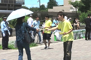 ボランティアの様子