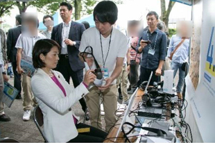 丸川環境大臣の視察