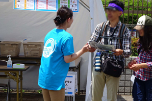 ボランティアの様子