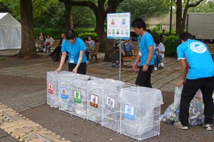 ボランティアの様子
