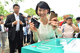 丸川東京オリンピック競技大会・東京パラリンピック競技大会担当国務大臣の視察写真4