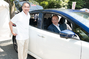 中川雅治環境大臣　視察 写真3