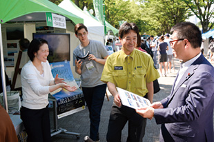 伊藤忠彦環境副大臣　視察 写真4