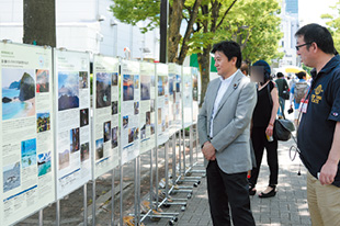 武部新環境大臣政務官　視察 写真2