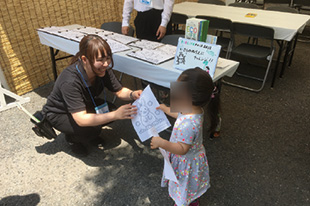 いきもの「ぬりえ」にチャレンジ