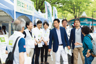 あきもと司環境副大臣　視察 写真6